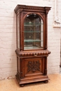 Renaissance style Display cabinet in Walnut, France 19th century