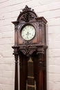 Renaissance style Grandfather clock in Walnut, France 19th century