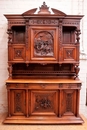 Renaissance style Cabinet in Walnut, France 19th century