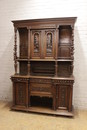 Renaissance style Cabinet in Walnut, France 19th century