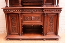 Renaissance style Cabinet in Walnut, France 19th century