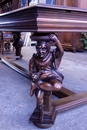 Renaissance style Table in Walnut, France 19th century