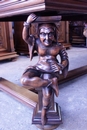 Renaissance style Table in Walnut, France 19th century