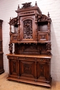 Renaissance style Cabinet in Walnut, France 19th century