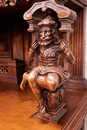 Renaissance style Cabinet in Walnut, France 19th century