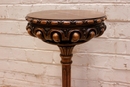 Renaissance style Pedestal in Walnut, France 19th century