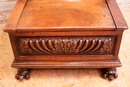 Renaissance style Prayer bench in Walnut, France 19th century