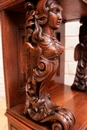 Renaissance style Prayer bench in Walnut, France 19th century
