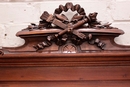 Renaissance style Secretary desk in Walnut, France 19th century