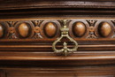 Renaissance style Cabinet in Walnut, France 19th century