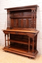 Renaissance style Server in Walnut, France 19th century