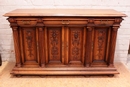 Renaissance style Sideboard in Walnut, France 19th century