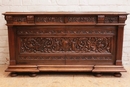 Renaissance style Sideboard in Walnut, France 1900