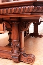 Renaissance style Table in Walnut, France 19th century