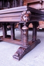 Renaissance style Table in Walnut, France 1900