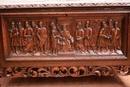 Renaissance style Trunk in Walnut, France 1920