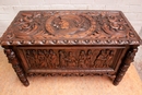 Renaissance style Trunk in Walnut, France 1920