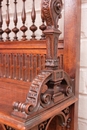 Renaissance style Wall rack in Walnut, France 19th century