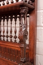 Renaissance style Wall rack in Walnut, France 19th century