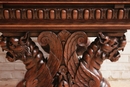 Renaissance style Table in Walnut, France 19th century