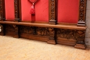 Renaissance style Wall panel in Walnut, France 19th century