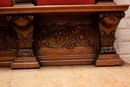 Renaissance style Wall panel in Walnut, France 19th century