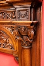 Renaissance style Wall panel in Walnut, France 19th century
