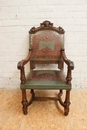 Renaissance style Walnut 3 Pc. office set, France 19th century