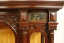 Renaissance style Display cabinet in Walnut, France 19th century