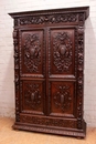 Renaissance style wardrobe in Oak, France 19th century