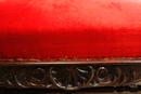 Henri II style Long chair in rosewood, France 19th century