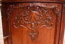 Regency style Display cabinet in Oak, France 19th century