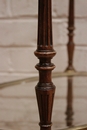 style Server table in walnut beveled glass bronze, France 19th century