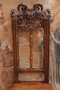 Renaissance style Chairs and arm chairs in Walnut, France 19th century
