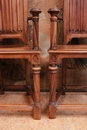 Gothic style Chairs in Walnut, France 19th century