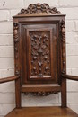 Renaissance style Arm chairs in Walnut, France 19th century