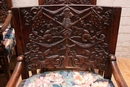 Renaissance style Arm chairs in Beechwood, France 1900
