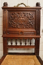 Henri II style Chairs in Walnut, Belgium 19th century