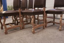 style Chairs in Oak, France 1930