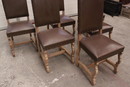 style Chairs in Oak, France 1930