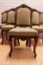 style Chairs in mahogany, France 19th century