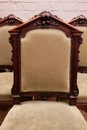 style Chairs in mahogany, France 19th century