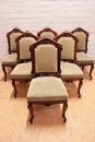 style Chairs in mahogany, France 19th century