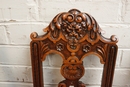 Renaissance style Seats in Walnut, France 19th century