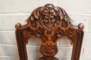 Renaissance style Seats in Walnut, France 19th century
