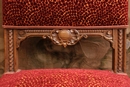 Henri II style Chairs in Walnut, France 19th century