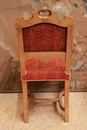 Henri II style Chairs in Walnut, France 19th century