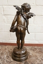 Signed August Moreau style Statue in Bronze, France 19th century