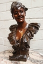 Signed by Van Der Straeten style Statue in Bronze, France 19th century