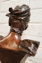 Signed by Van Der Straeten style Statue in Bronze, France 19th century